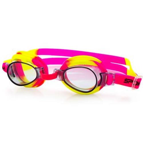 Plavecké okuliare detské Spokey Jellyfish - ružové-žlté