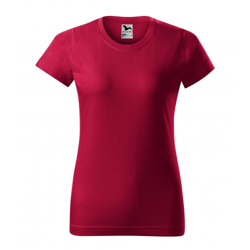 Tričko dámske Malfini Basic - tmavo červené