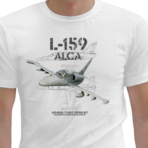 Tričko detské Striker L-159 ALCA - biele