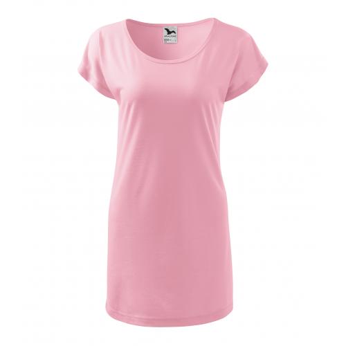 Šaty Malfini Love - svetlo ružové