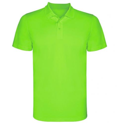 Pánská sportovní polokošile Roly Monzha - zelená svítící