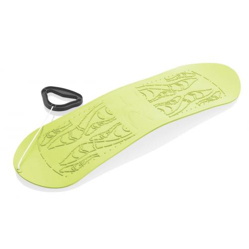 Snowboard detský plastový Plastkon Klzka - svetlo zelený