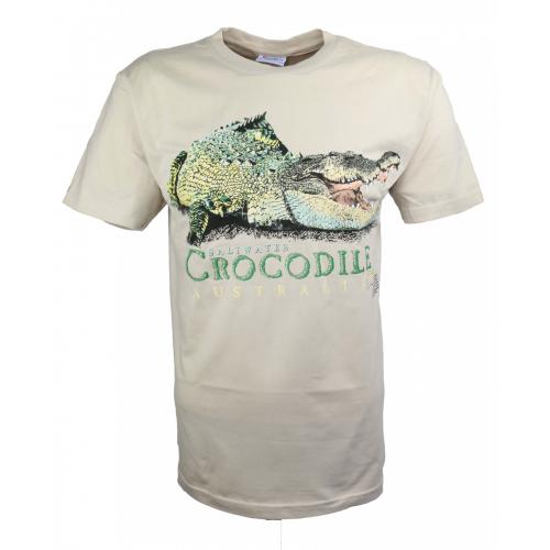 Tričko Gooses Crocodile - béžové