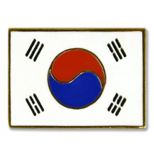 Odznak (pins) 18mm vlajka Južná Kórea