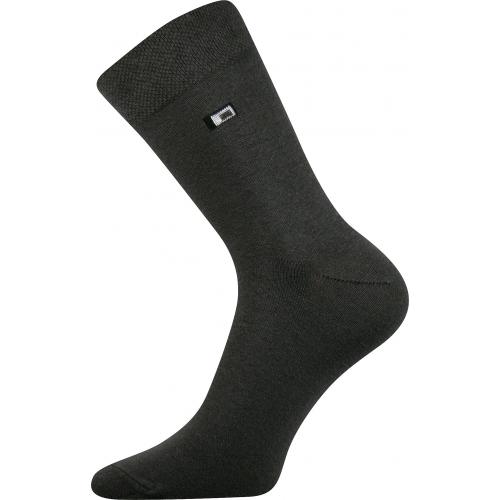 Ponožky pánske tenké Boma Žolík II - tmavo sivé