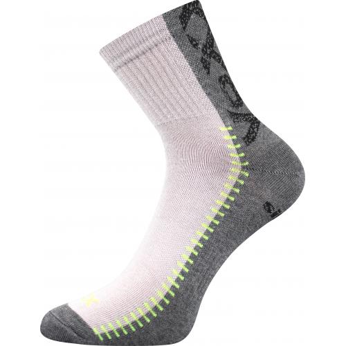 Ponožky športové Voxx Revolt - svetlo sivé-sivé
