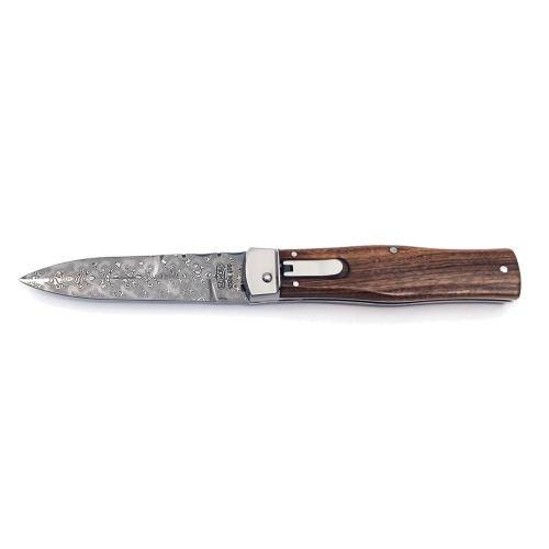 Nôž vyhadzovací Mikov Predator 241-DD-1/KP - hnedý-strieborný