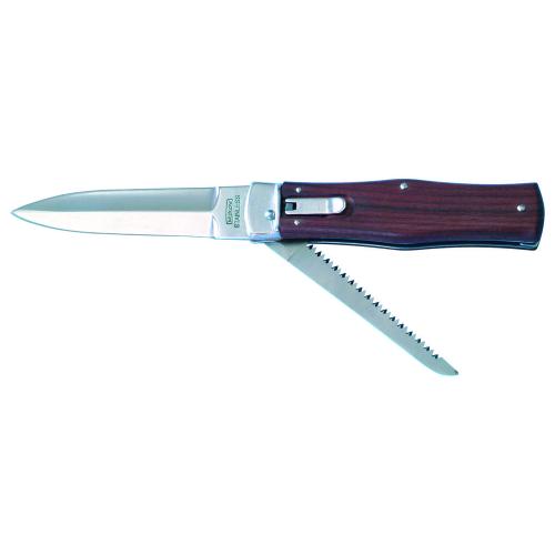 Nôž vyhadzovací Mikov Predator 241-ND-2/KP - hnedý-strieborný