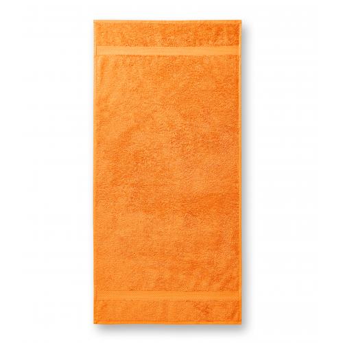 Osuška unisex Malfini Terry Bath Towel - oranžová