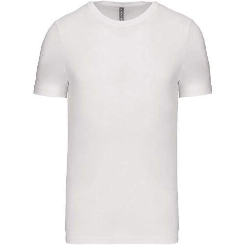 Pánske tričko Kariban krátky rukáv - biele