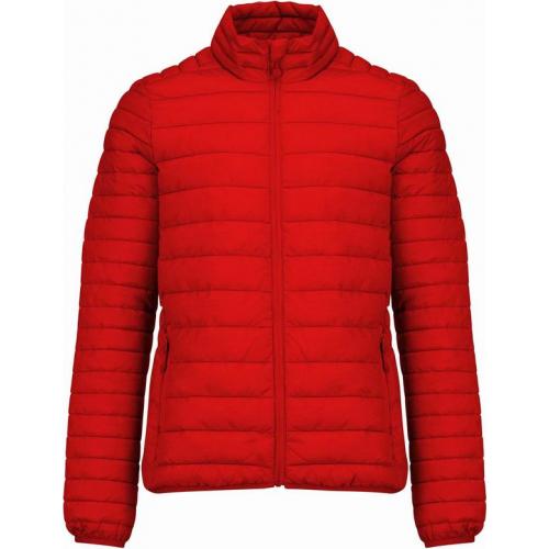 Pánská zimní bunda Kariban bez kapuce - červená