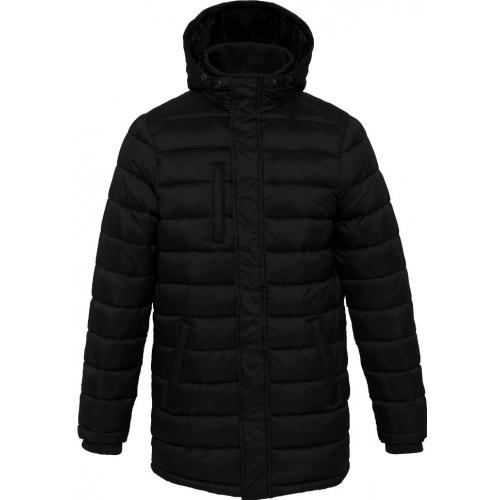 Pánská zimní bunda Kariban dlouhá - černá