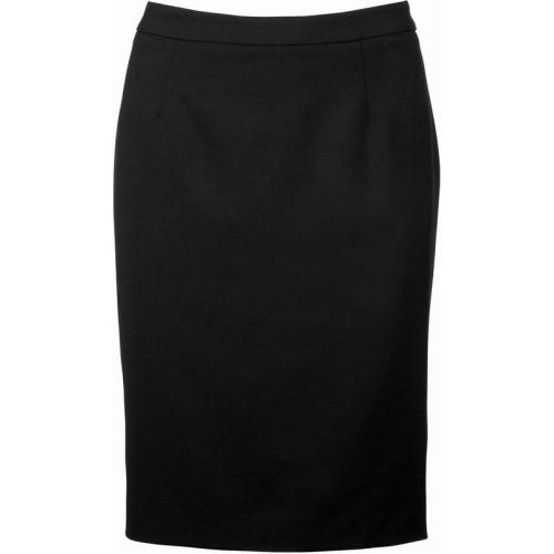 Dámska úzka puzdrová sukňa Kariban - čierna