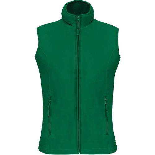 Dámská fleecová vesta Kariban MELODIE - zelená