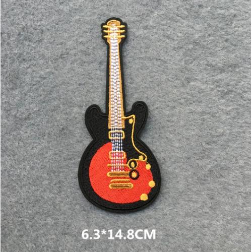 Nášivka nažehlovací Electric Guitar 14,8x6,3 - barevná