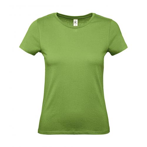 Tričko dámske B&C dámske E150 - svetlo zelené