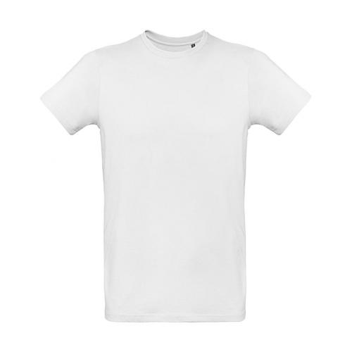 Tričko pánske B&C Organic Inspire Plus T - biele