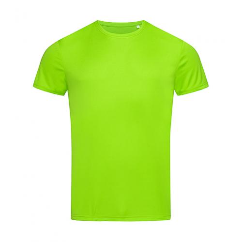 Tričko pánske Stedman športové tričko - zelené svietiace