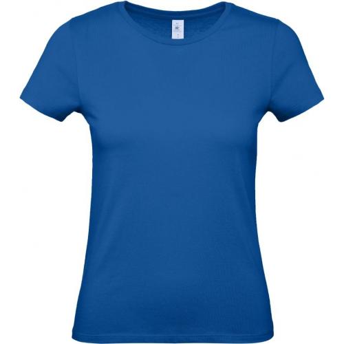 Dámske tričko B&C E150 - modré