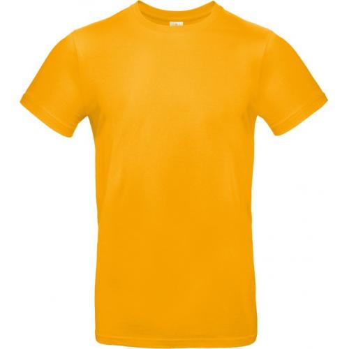Pánske tričko B&C E190 - tmavo žlté