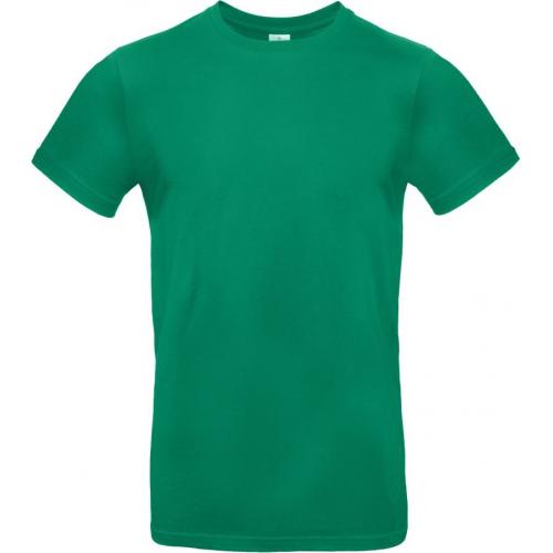 Pánské tričko B&C E190 - středně zelené