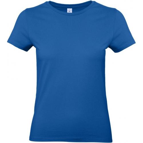 Dámske tričko B&C E190 - modré