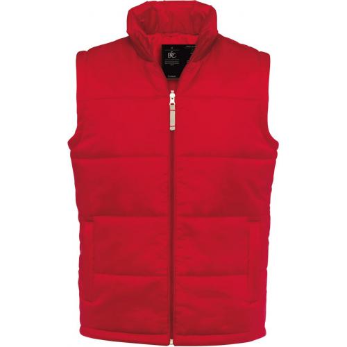 Pánska vesta B&C Bodywarmer - červená