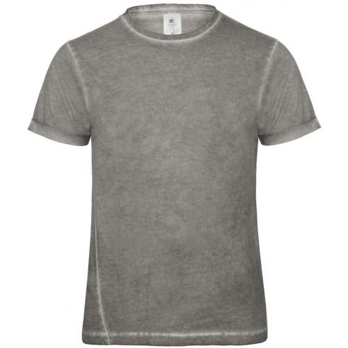 Pánské tričko B&C DNM Plug In - šedé