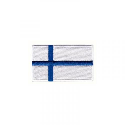 Nášivka nažehľovacia vlajka Fínsko 6,3x3,8 cm - farebná