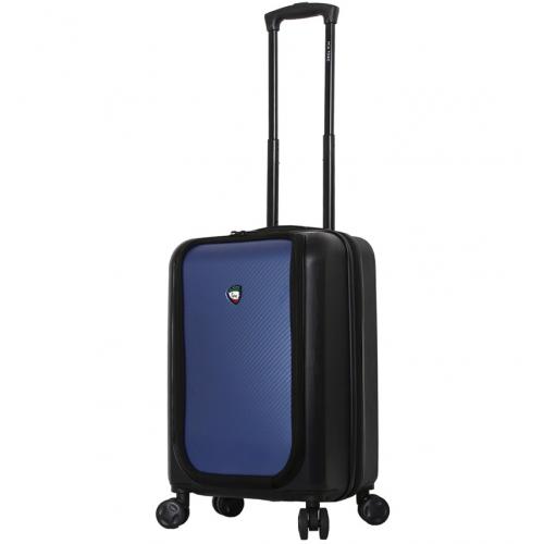 Cestovný kufor Mia Toro 41-51L - čierny-modrý