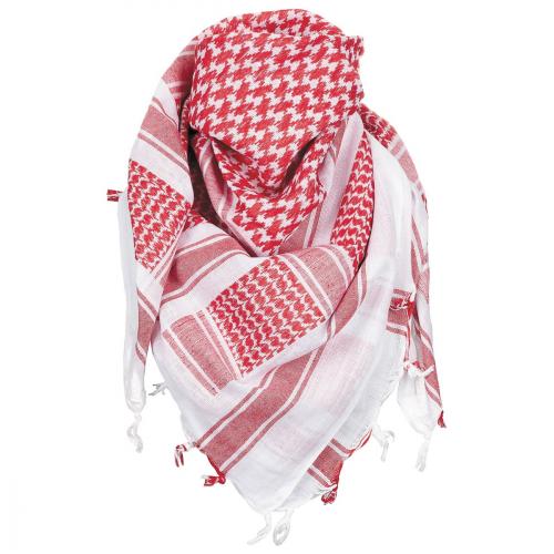 Šátek Shemagh MFH - červený-bílý