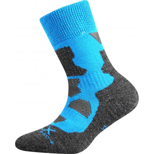 Ponožky dětské zimní Voxx Etrexík - modré-šedé