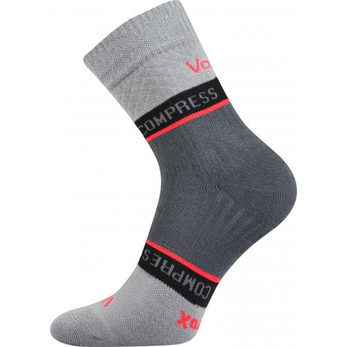 Ponožky kompresné Voxx Fixan - svetlo sivé
