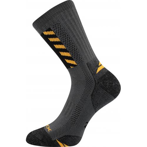 Ponožky pánské froté vysoké Voxx Power Work - tmavě šedé