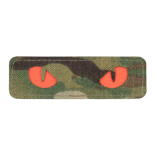 Nášivka M-Tac Cat Eyes Laser Cut GID - multicam-červená