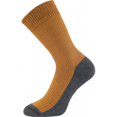 Ponožky unisex Boma Spacie - hnedé