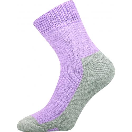 Ponožky unisex Boma Spací - světle fialové
