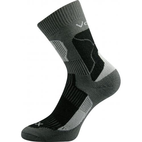 Ponožky unisex termo Voxx Treking - tmavě šedé-černé