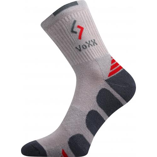 Ponožky športové Voxx Tronic - svetlo sivé-čierne