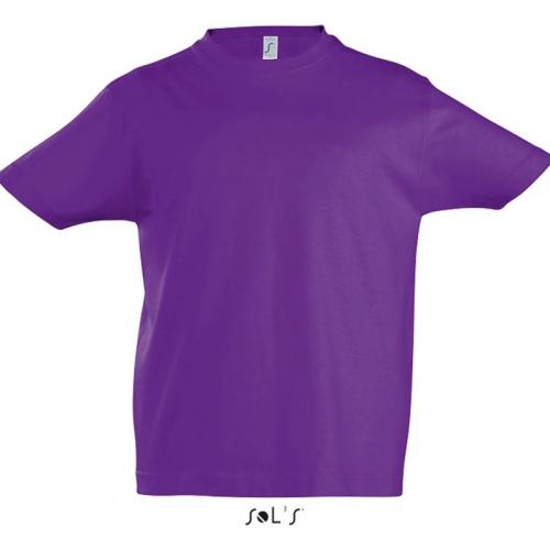 Dětské tričko krátký rukáv Sols - fialové