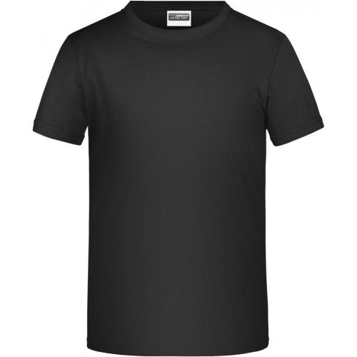 Dětské tričko krátký rukáv James & Nicholson - černé