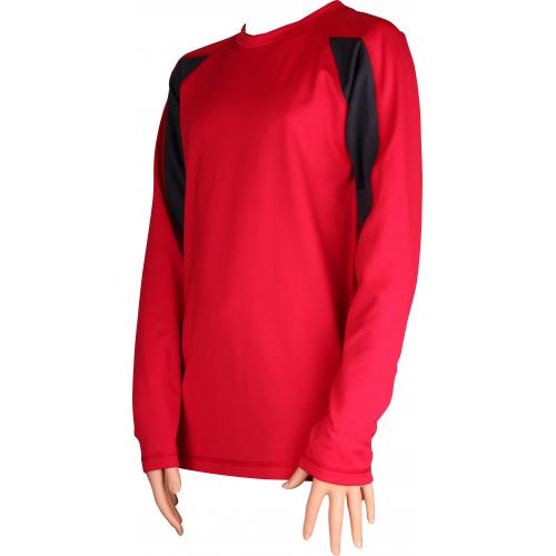 Thermo tričko detské Voxx dlhý rukáv SOLID 08 - červené