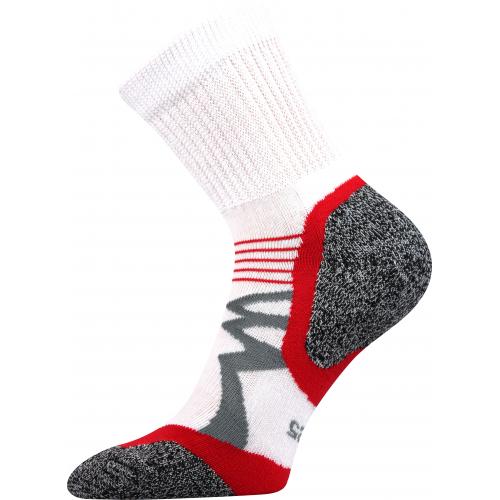 Ponožky funkčné unisex Voxx Simplex - biele-sivé