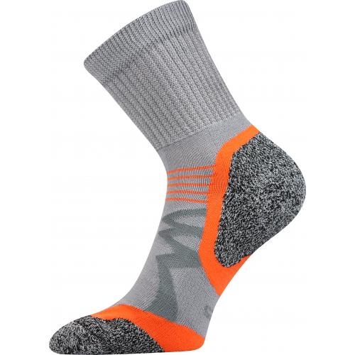 Ponožky funkční unisex Voxx Simplex - světle šedé-tmavě šedé
