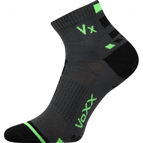 Ponožky unisex klasické Voxx Mayor silproXt - tmavo sivé
