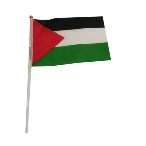 Vlajka Spojené arabské emiráty 14 x 21 cm na plastové tyčce