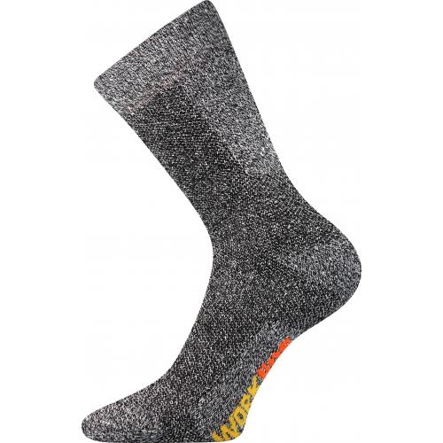 Ponožky unisex klasické Boma Pracan - tmavo sivé