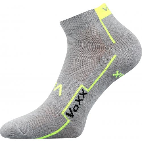 Ponožky unisex sportovní Voxx Kato - šedé-žluté