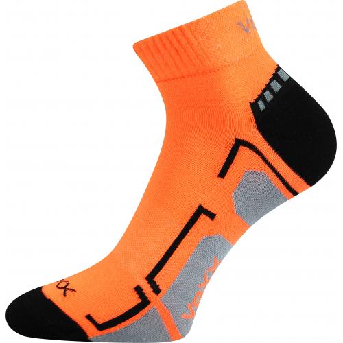 Ponožky unisex sportovní Voxx Flash - oranžové svítící