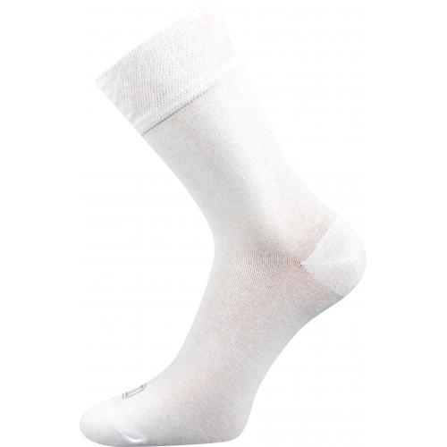 Ponožky unisex klasické Lonka Eli - biele